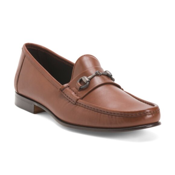 ALLEN EDMONDS Men\'s Made In Italy Leather Verona Slip On Dress Loafers